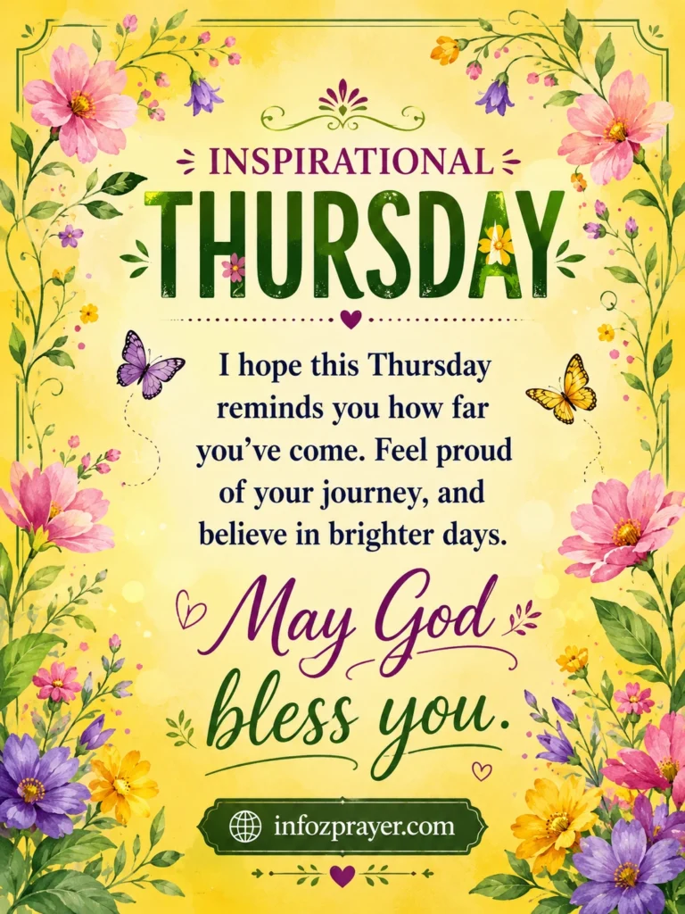 Inspirational Thursday prayer