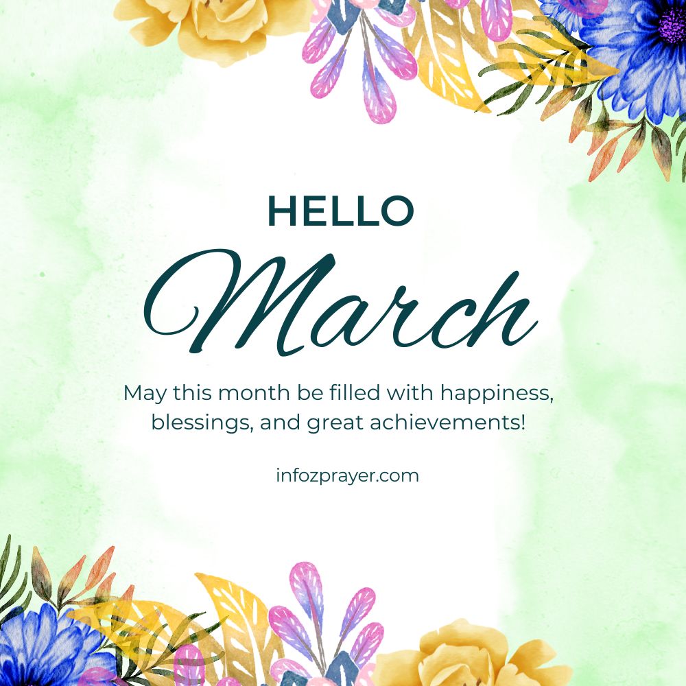 March Blessings