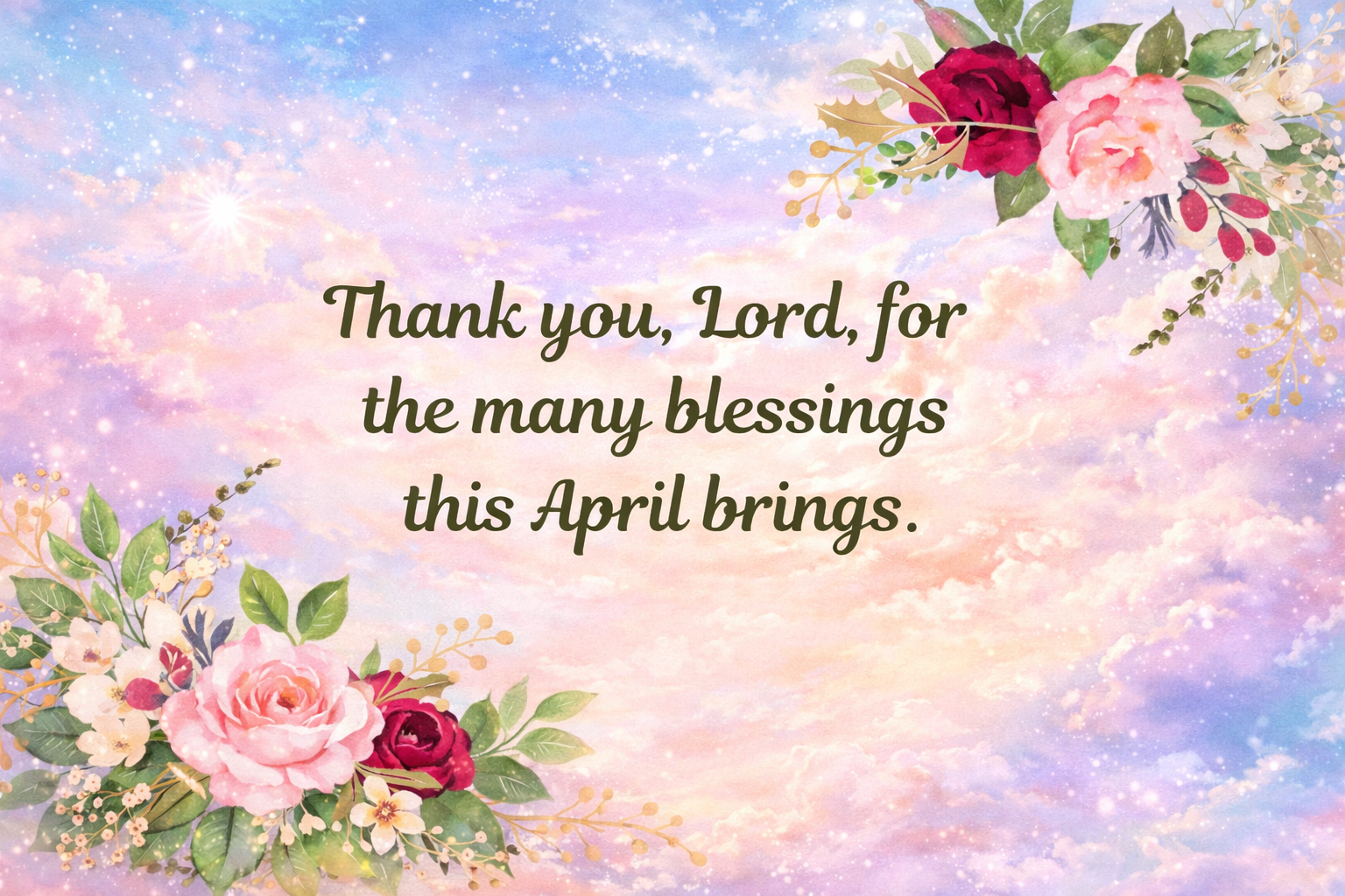 April Blessings