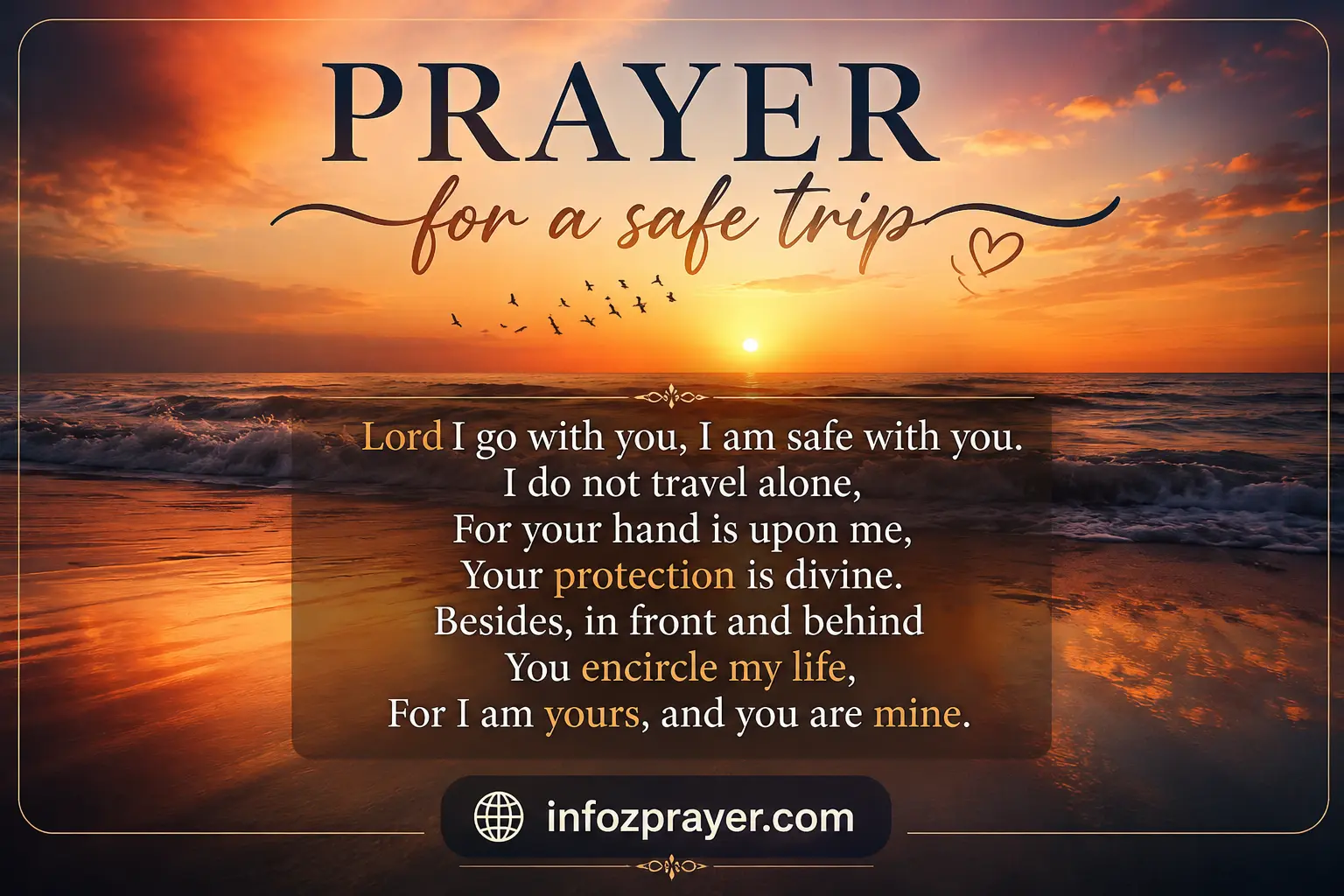 Prayer for safe Travel