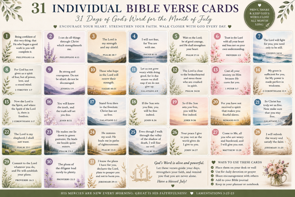 Bible verses Cards
