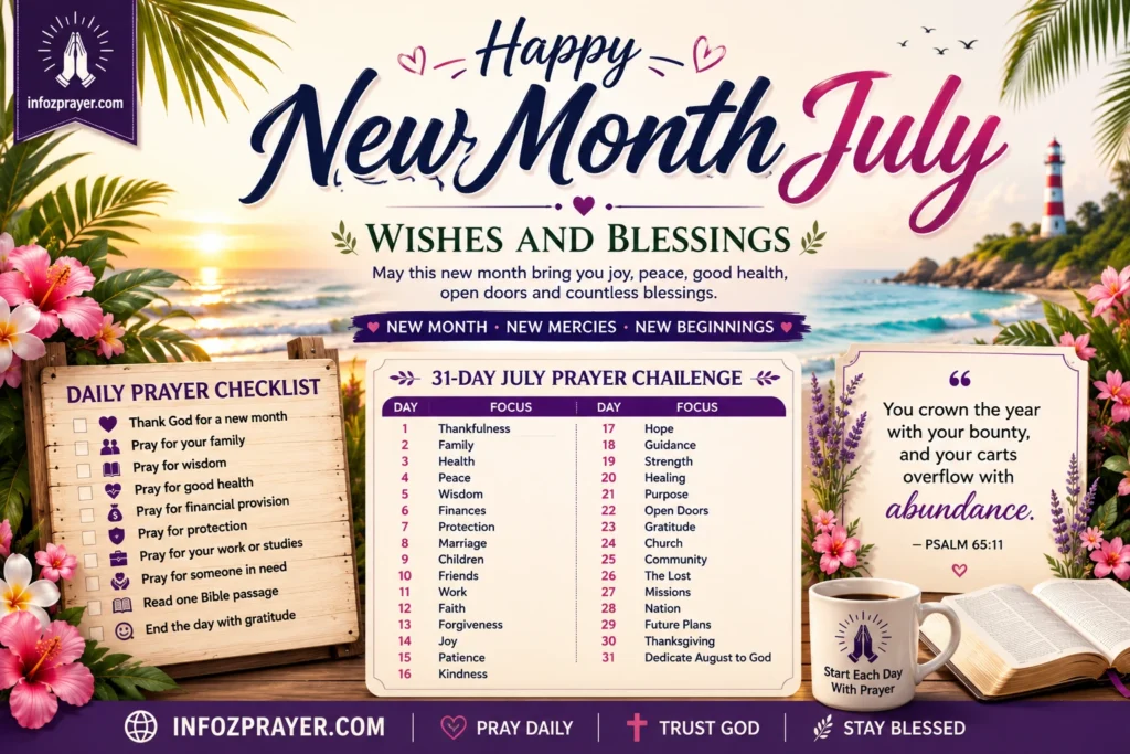 July Blessings and Prayers