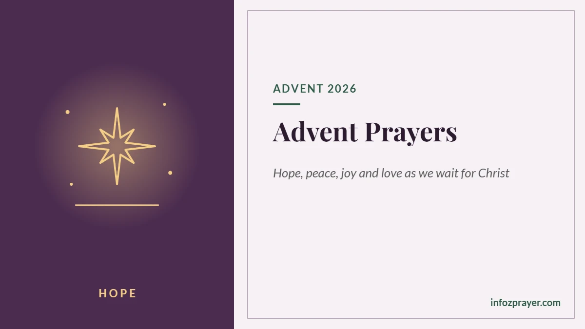 Advent prayers
