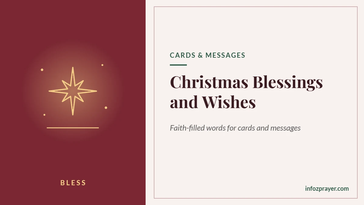 Christmas blessings and wishes