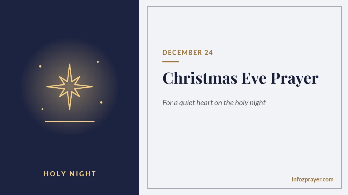 Christmas Eve prayer