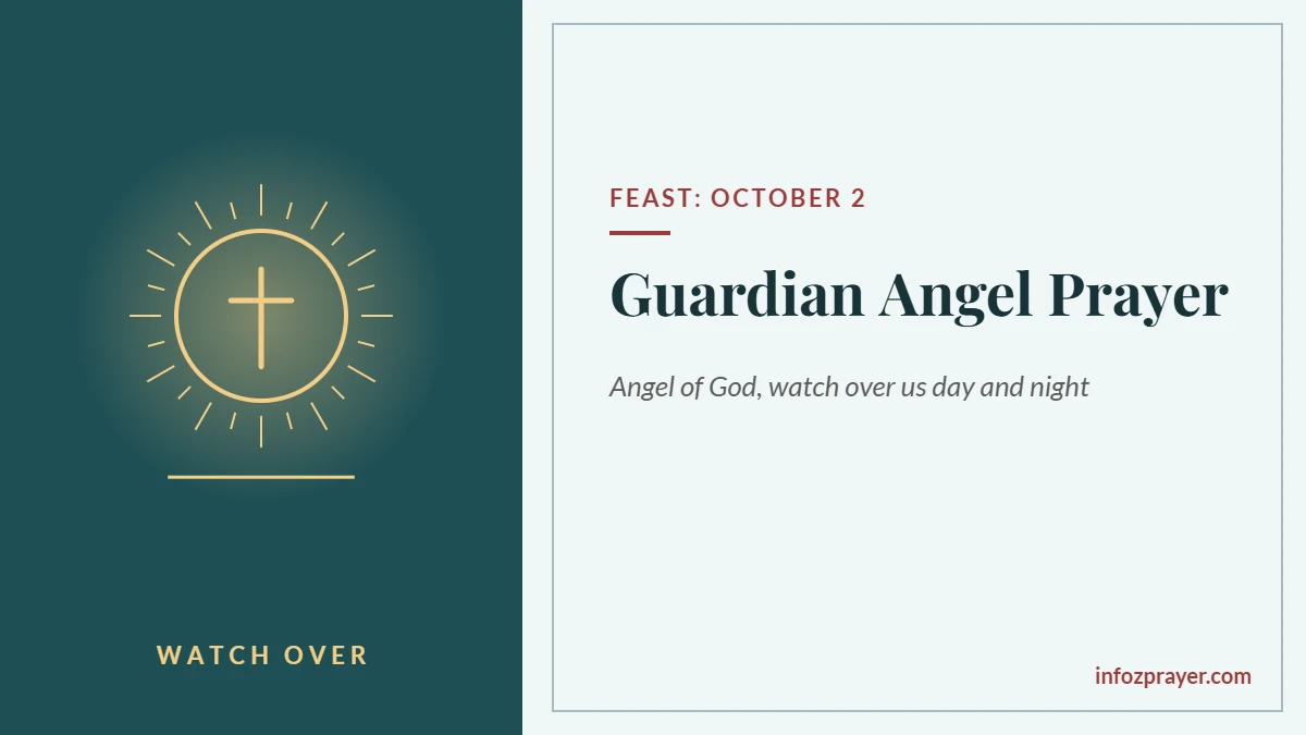 Guardian angel prayer