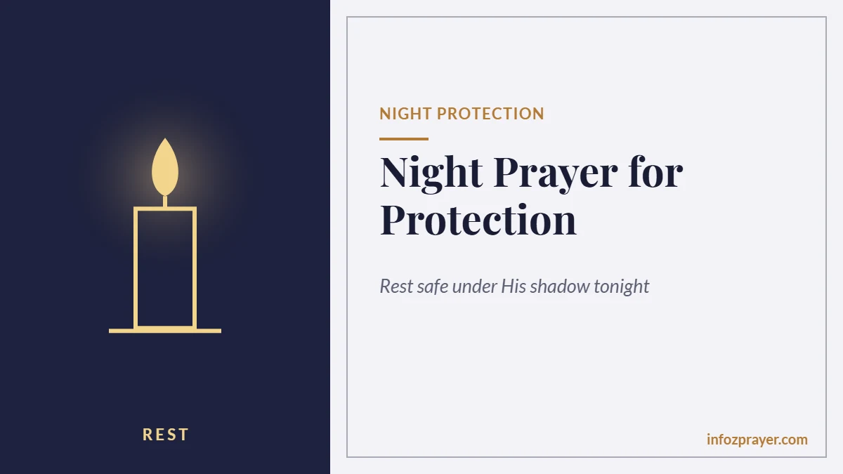 Night prayer for protection