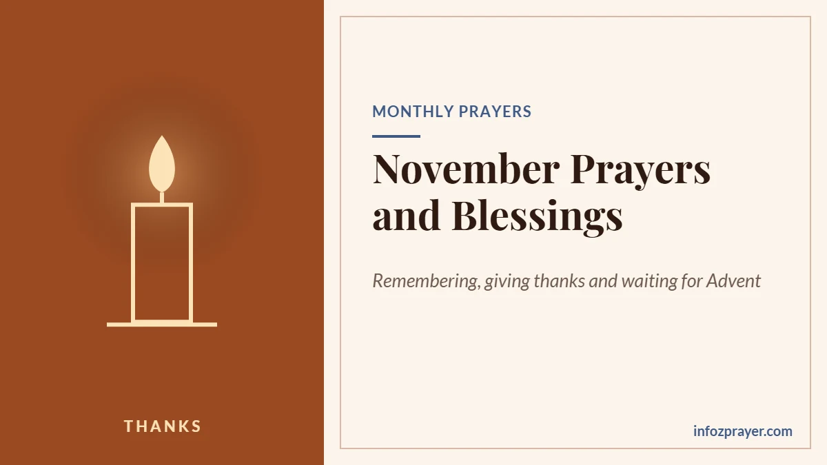 November prayers and blessings