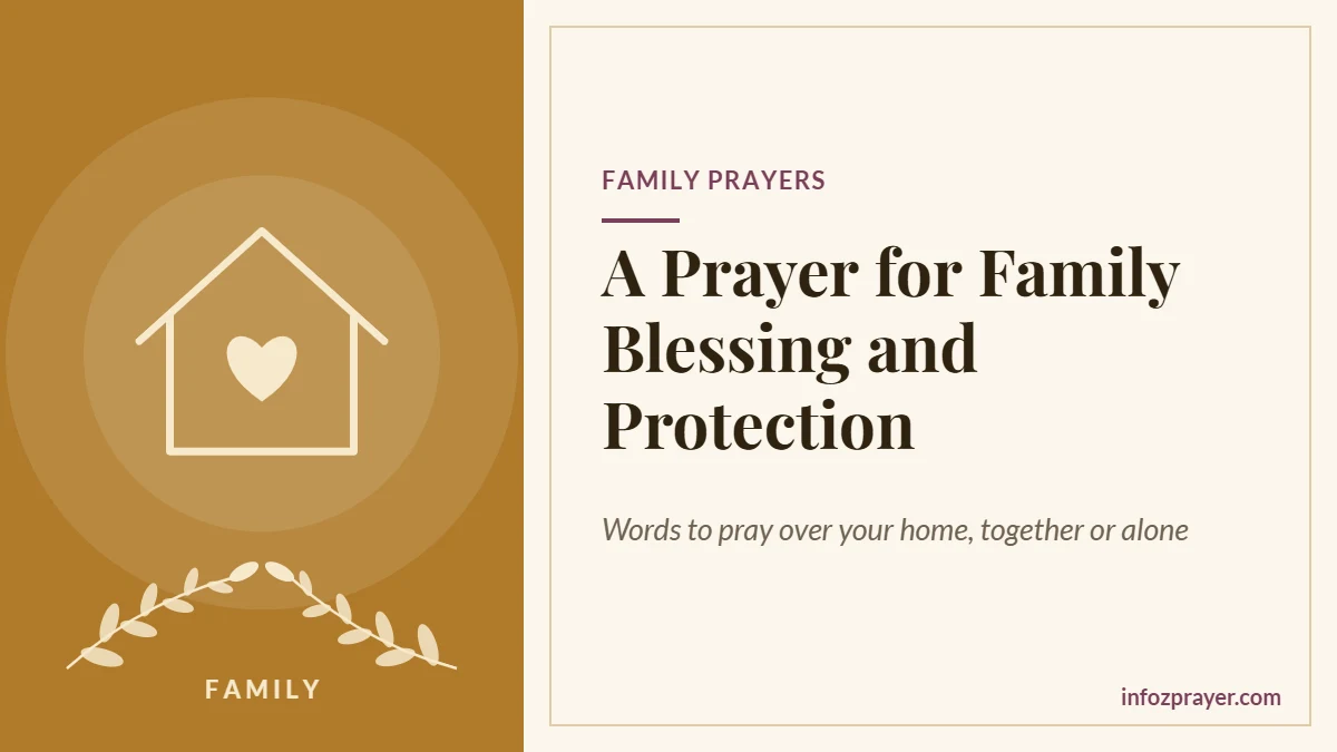 Prayer for family blessing and protection