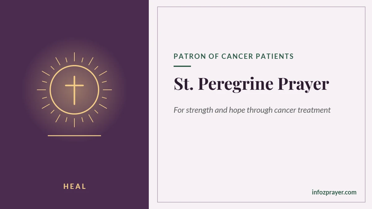 St Peregrine prayer