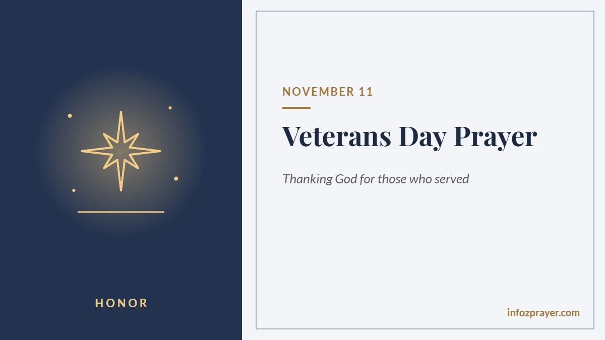 Veterans Day prayer